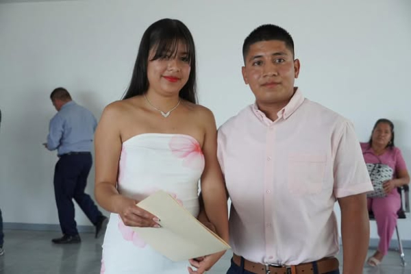 Primera boda del 2025 en Emiliano Zapata.