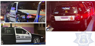 Detienen en Cuernavaca automóvil particular balizado como patrulla incumpliendo normas Federales